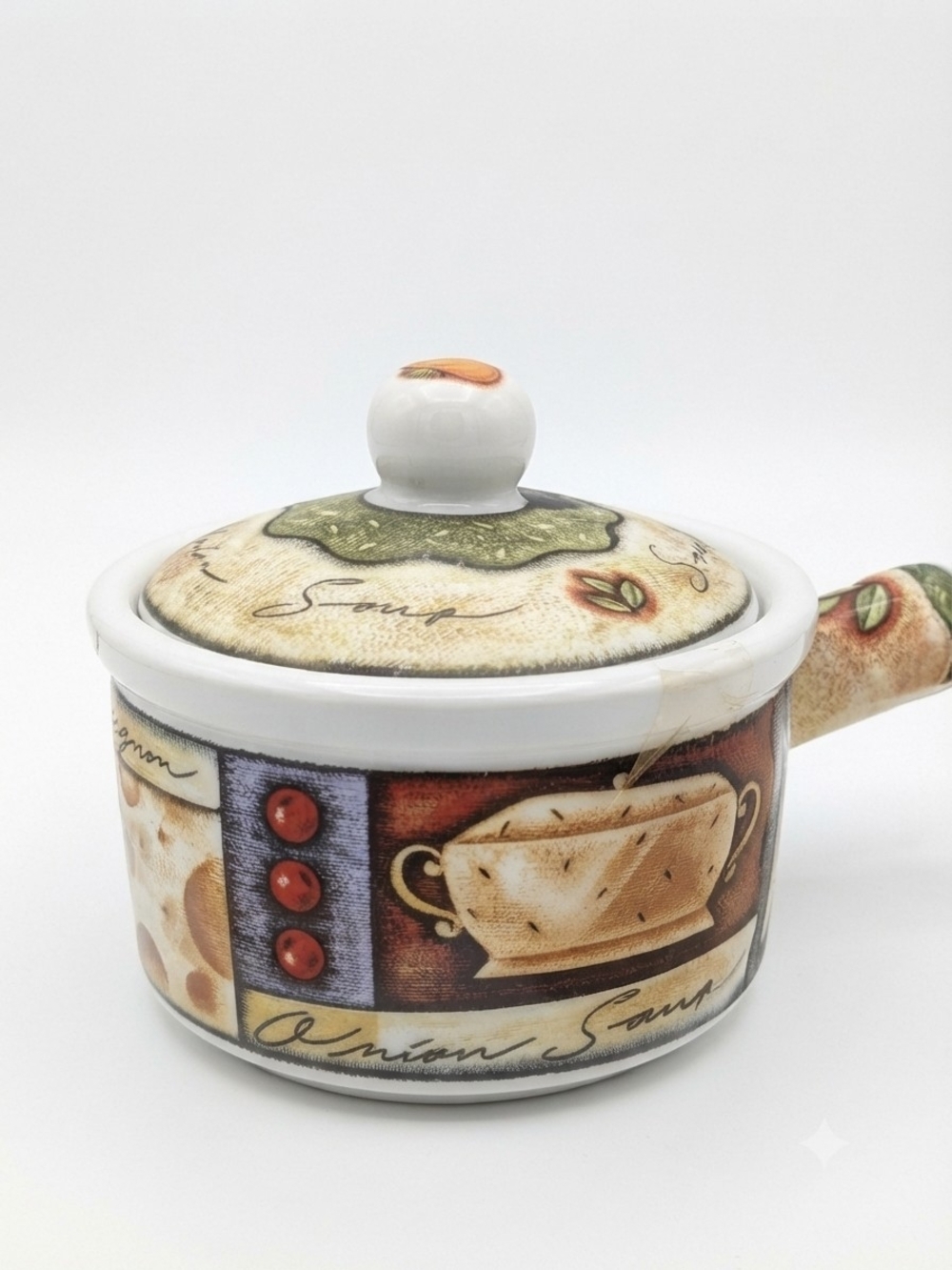Set Of 4 MSC "Joie de Vivre" French Onion Soup Crocks (Complete Set) NEW - Picture 2 of 6